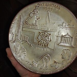 Frankoma ART - Oklahoma 1907 Commemorative Plate